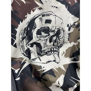 Rebel Vengeance Skull Skeleton Camo Loose Fit Wind Pants Mens Size M